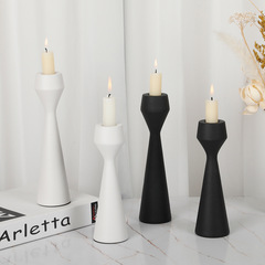 創意單頭燭台簡約鐵藝燭台婚慶燭台擺件浪漫氣氛蠟燭杯批發