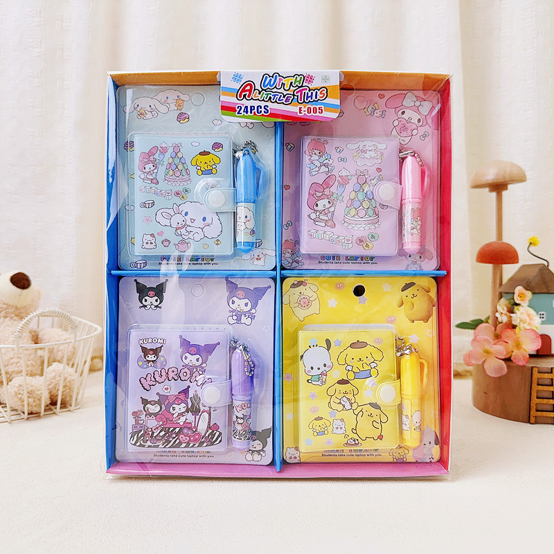 Mini Handmade Journal Set with Pen, Small Notebook, Creative Cartoon, Instagram Style, Cute and Fun, Japanese Inspired Notebook