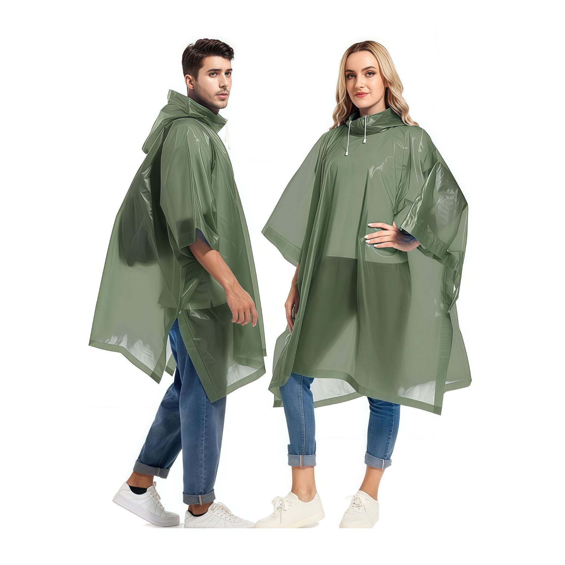 Poliéster 3 - en - 1 al aire libre chaqueta de lluvia viajar multifuncional caminata montañosa bicicleta conveniente para llevar capa chaqueta de lluvia al por mayor