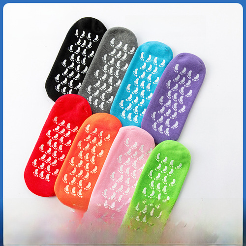 SPA Whitening Gel Socks for Women, Foot Film Socks, Dead Skin and Callus Removal, Silicone Socks, Heel Dry Cracks, Moisturizing Socks