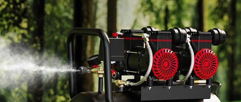 New air pump, air compressor, oil-free silent inflator, high-pressure air pump for woodworking, auto repair, and painting