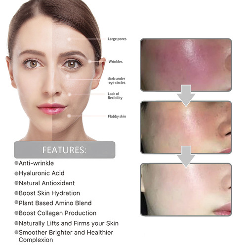 EELHOE Vitamin C Serum Essence Fades Fine Lines, Firms and Rejuvenates Skin, Moisturizing, Nourishing and Anti-Wrinkle Facial Essence