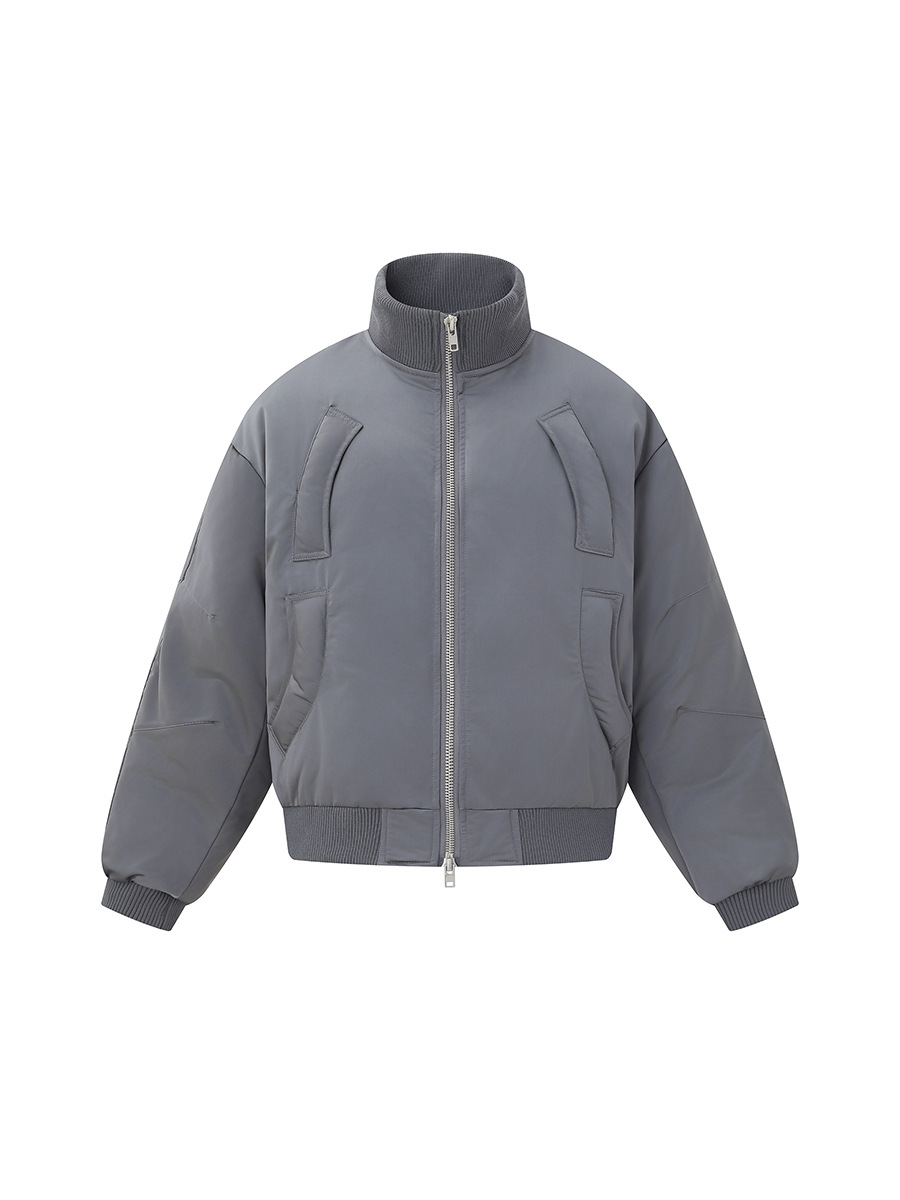 FORN3 American flight jacket cotton coat men's winter stand collar…