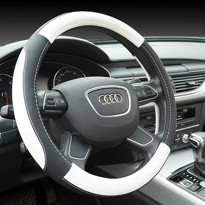 Summer Export Steering Wheel Cover Car Handle Cover Leather Steering Wheel Cover Car Interior Supplies Four-Season Sports Style