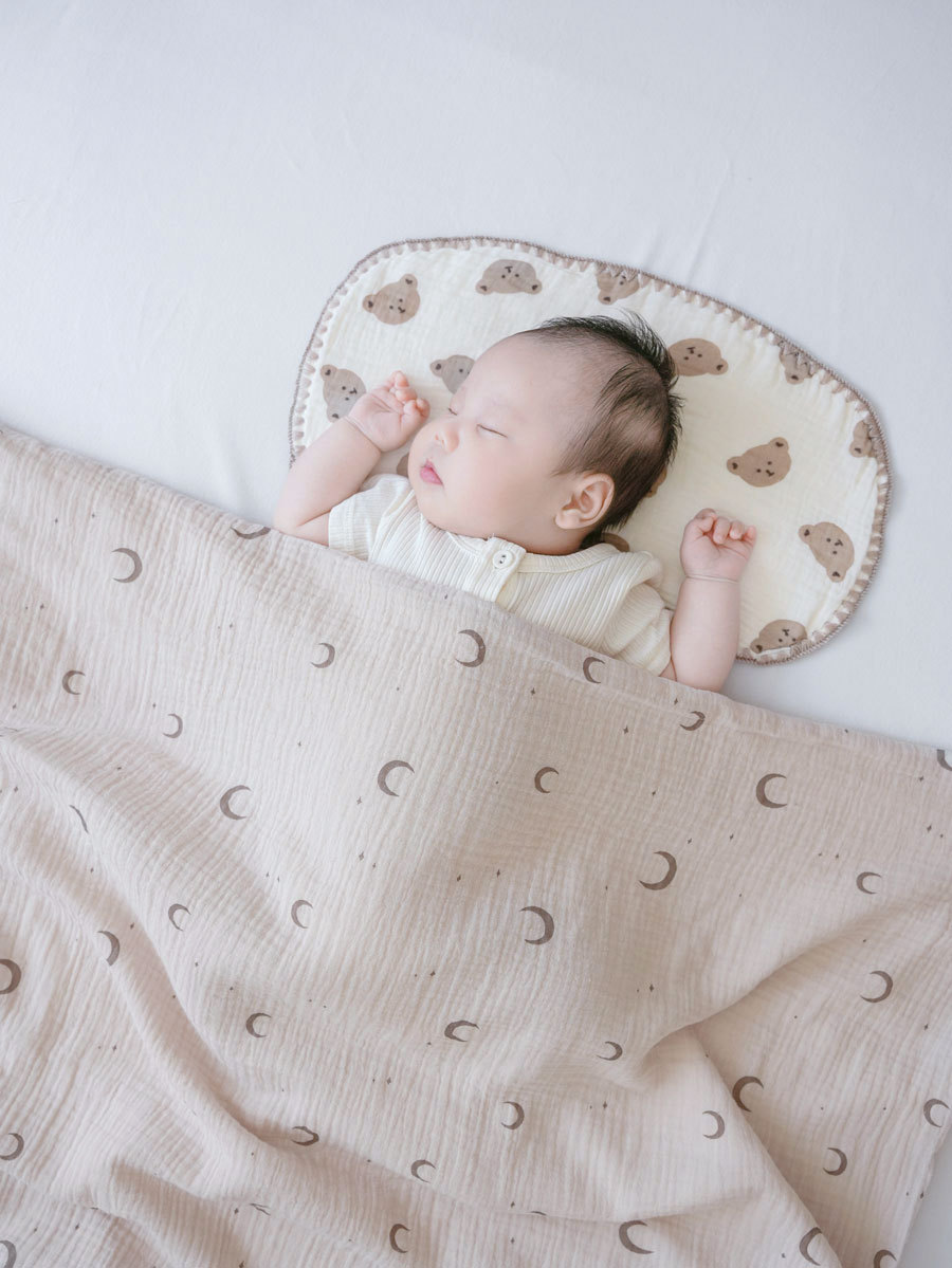 卸売四層ガーゼ綿布おくるみ、産科室用おくるみ、純綿薄手新生児用おくるみ