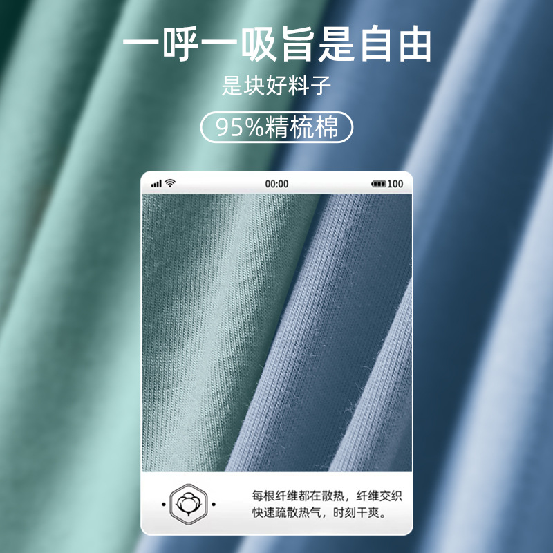 Ropa interior de los hombres algodón Boxer shorts sueltos transpirable juventud más tamaño Boxer shorts cabeza niños Arro pantalones de verano