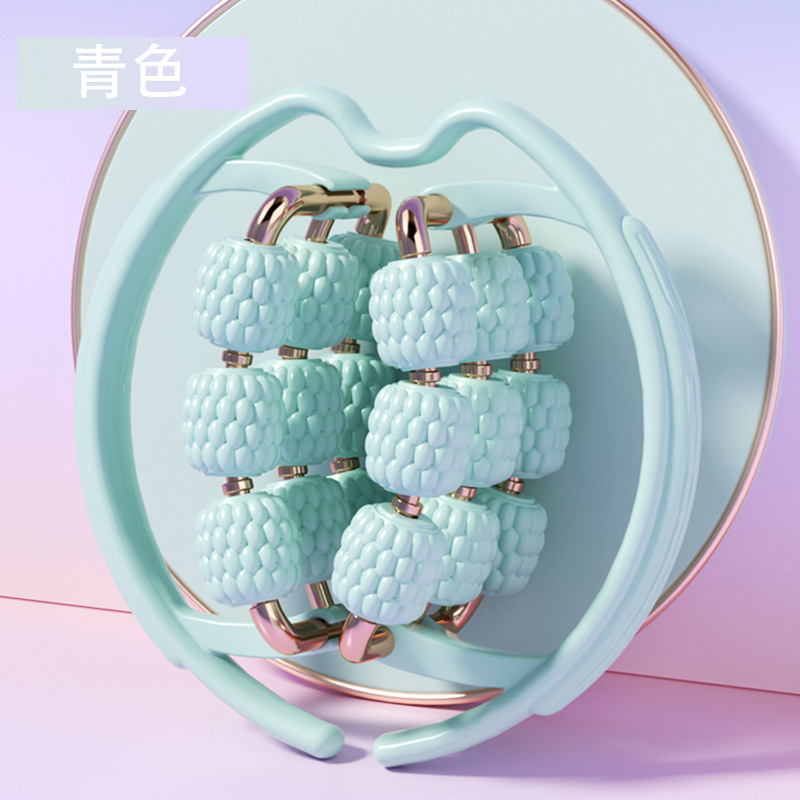녹색 18륜 마사지 슬리밍 다리 클램프