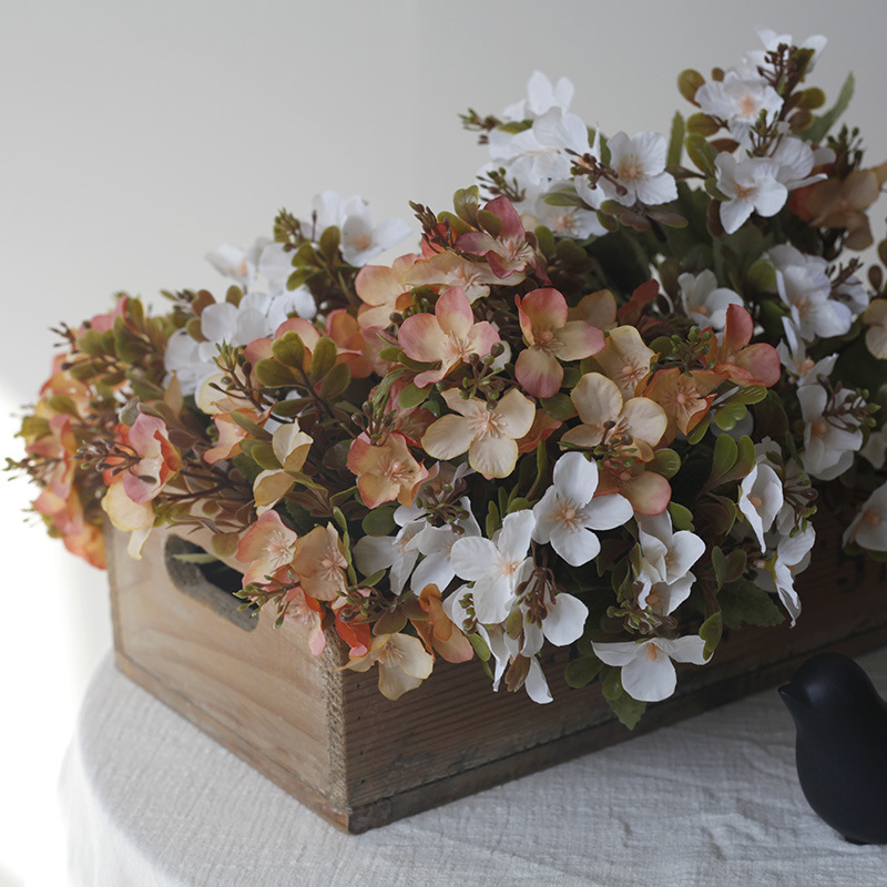 Artificial Hydrangea Bouquet For Wedding Home Table Decoration_voghion.com