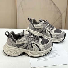厚底小个子增高百搭老爹鞋2025新款鞋子女爆款软底不累脚运动女鞋