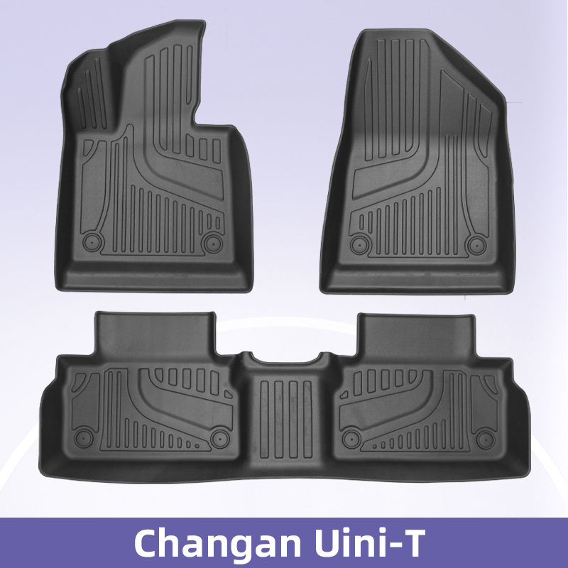 Aplicable a Chang 'an UiNi-T 2020 - 2023 3D todo el tiempo TPE cojín de pie de automóvil cojín del maletero