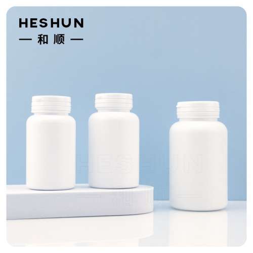 Export HDPE 120cc 150cc white health product bottles DHA gelling capsules protect selenium peel pull tablets bottles