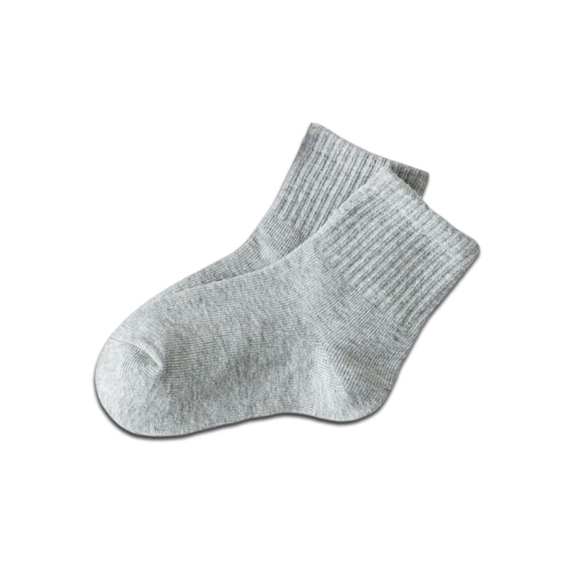 플랫 솔리드 컬러 고무밴드 [그레이]