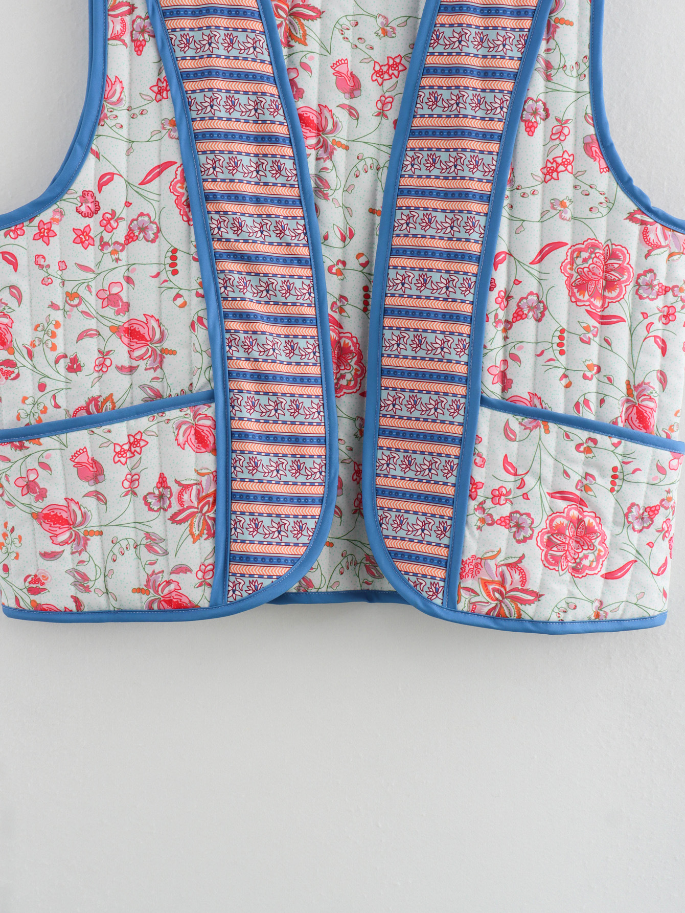 2024 Herfst/Winter Nieuw Product Dames Gepersonaliseerde Dubbelzijdig Bedrukte Katoenen Jas Vest w089 9010_voghion.com