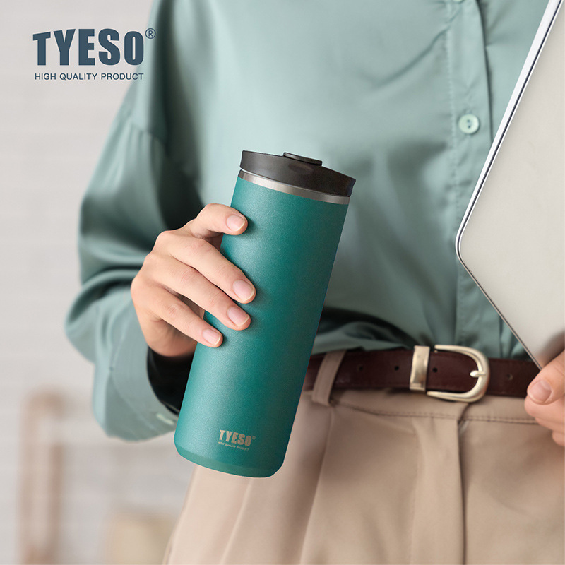 TYESO Taishuo コーヒーフレンチプレスポットポータブル屋外手淹れコーヒーカップ 304 ステンレス鋼フレンチプレス断熱カップ|undefined