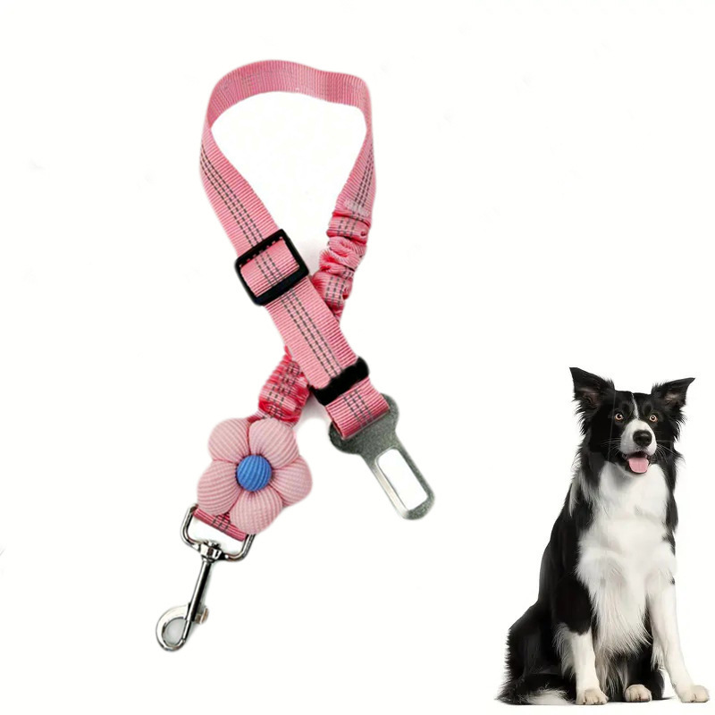 アマゾン新品犬車載安全ロープ牽引ロープ中大型犬伸縮反射緩衝ドッグロープ|undefined
