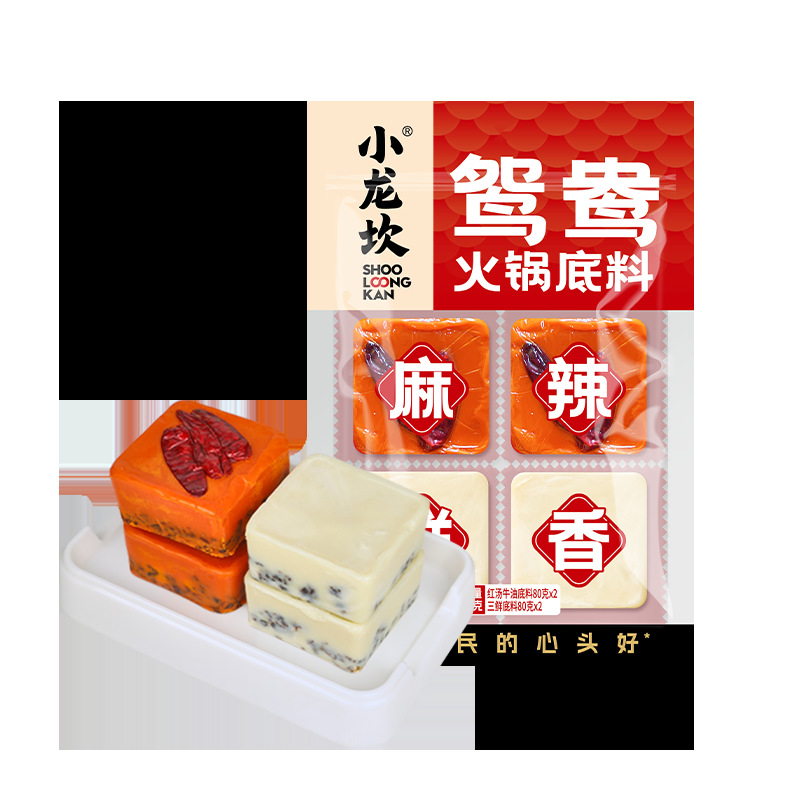 小龙坎鸳鸯底料2+2 320g*30袋（新一代门店型）