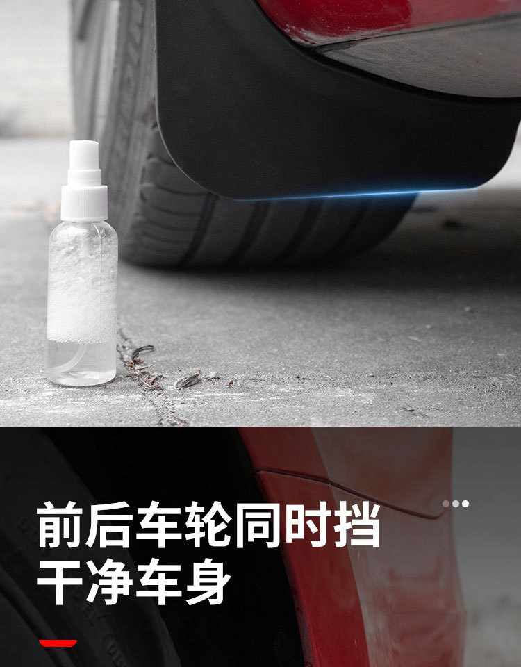 Suitable for Tesla's New Version of Fender Tpe Hidden Original Model 3 New Version of Fender Anti-Splash