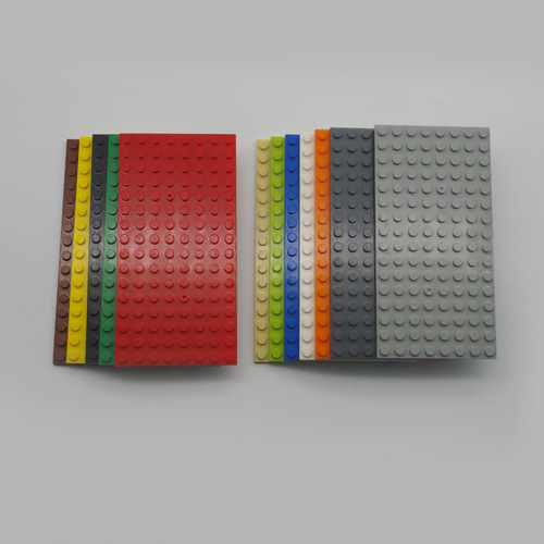 [Minimum order of 50G] Cross-border MOC domestic building blocks are compatible with Lego 92438 small particles 8x16 basic low board parts