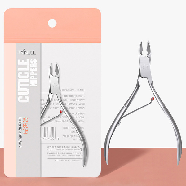 Exfoliating professional nail scissors stainless steel for manicure