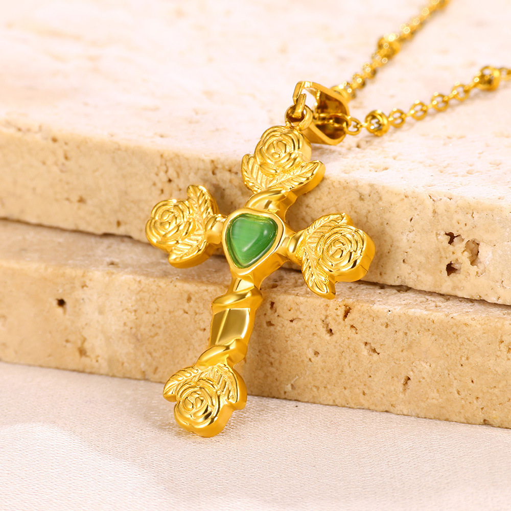 10g Weight 0.03µm-0.05µm Gold Plating Thickness PVD Coated Gold Plating Process Lobster Trigger Clasp Closure Clasp Closure Type Real Gold Plated Plating Material 304 Stainless Steel Pendant Material Pendant Necklace Classification 304 Stainless Steel Chain Material Cuban Link Chain Curb Chain, cable chain Chain Type 1 Piece Quantity Casual, Daily Occasion 304 Stainless Steel Material Cross, Dolphin Pattern All Seasons Season Women's Gender Elegant, Vintage Style Style Waterproof Non Tarnish, Plating Craft PVD Coated Real Gold Plated Cross Dolphin 304 Stainless Steel Elegant Vintage Style Waterproof Non Tarnish 304 Stainless Steel Lobster Trigger Clasp Closure Pendant Necklace 4