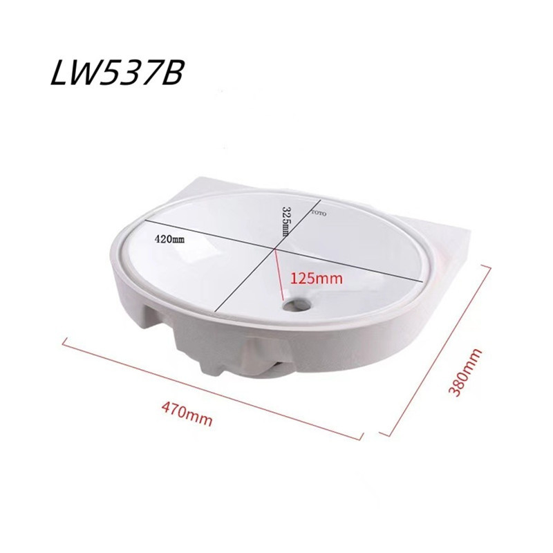 TO lavabo LW596RB / 1535B / 1536B lavabo cuadrado de cerámica inteligente incrustado lavabo de manos