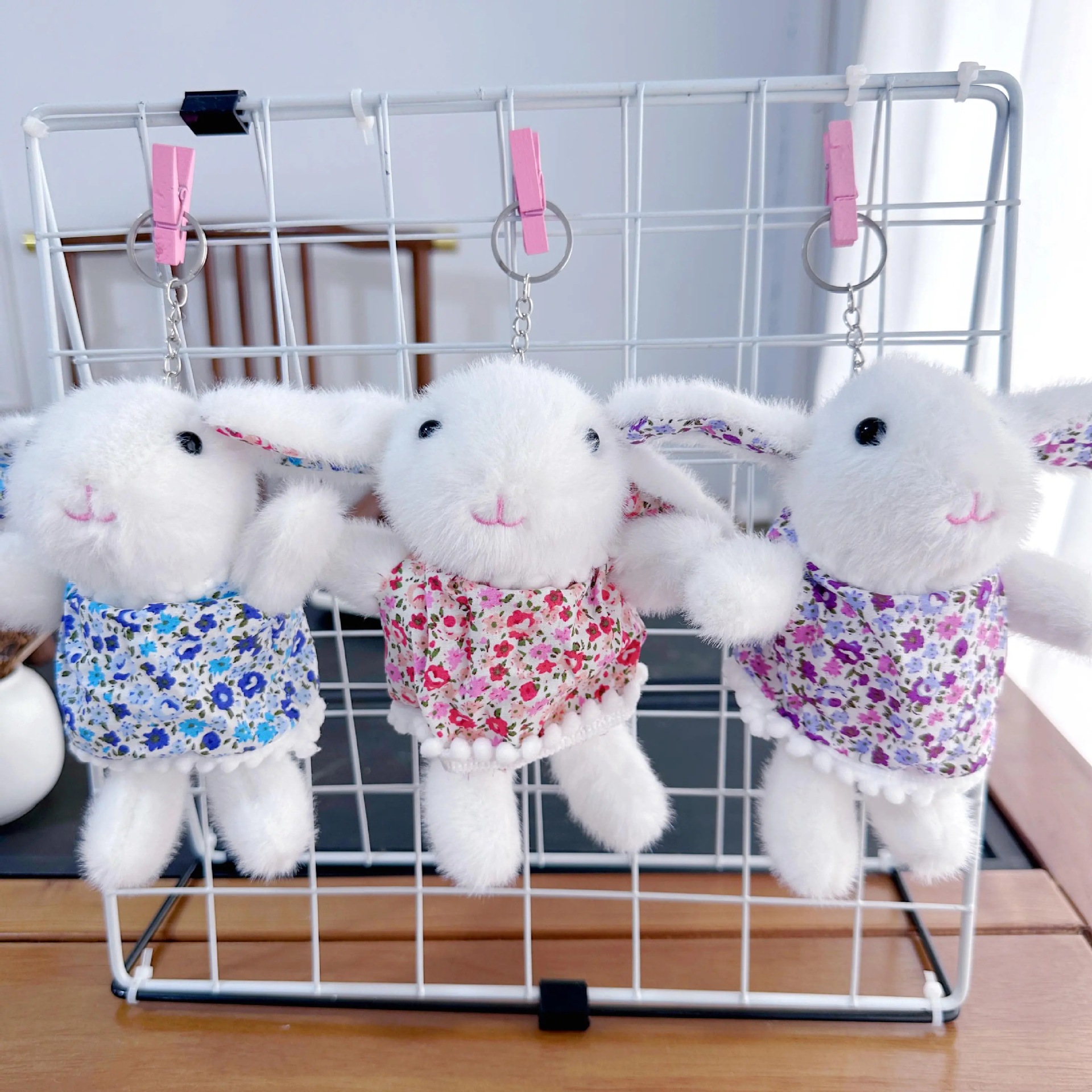 Cuatro pulgadas muñeca de peluche pequeño colgante muñeca llavero muñeca mochila colgante juguete de peluche regalo