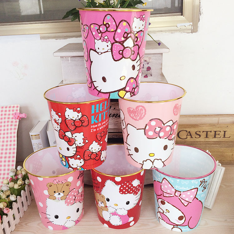 Fashion Creative Cartoon Trash Can Household Storage Miscellaneous Container Multi-purpose Cute Classification Kitchen Trash Basket