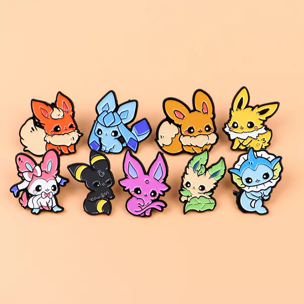 Cartoon Elf Anime Metal Brooch Colorful Animation Badge Clothing Backpack Accessories Cross-Border Foreign Trade In-Stock Items