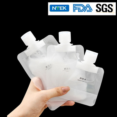 厂家液体分装袋 30ml便携翻盖吸嘴袋食品包装袋 乳液分装袋批发