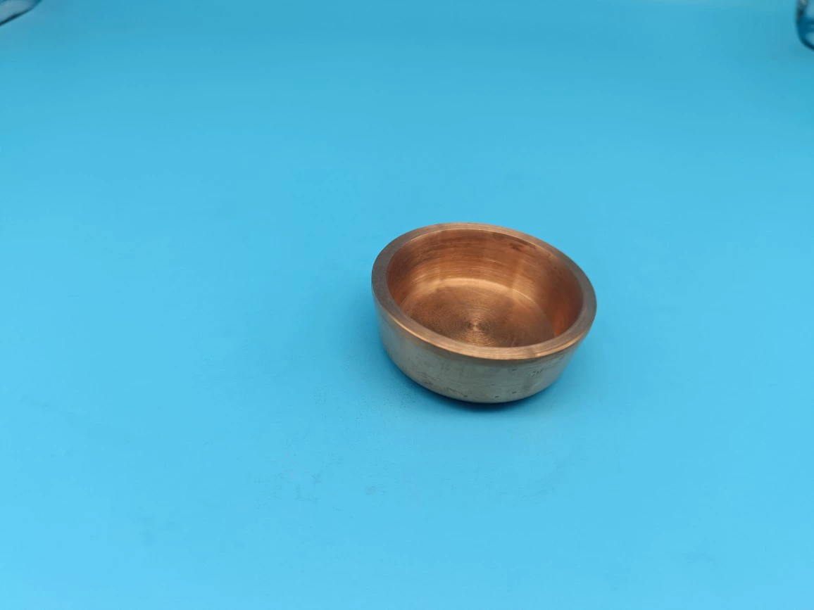 C15-0572-0 тигель из бескислородной меди 45x17 мм, аксессуары для оптического вакуумного покрытия, подкладка, тигель, толщина стенки 3 мм