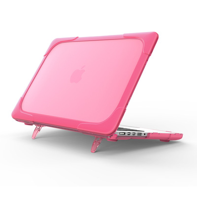 Retina 15 macbook保护壳带支架 适用ipad保护套平板笔记本电脑壳|ru