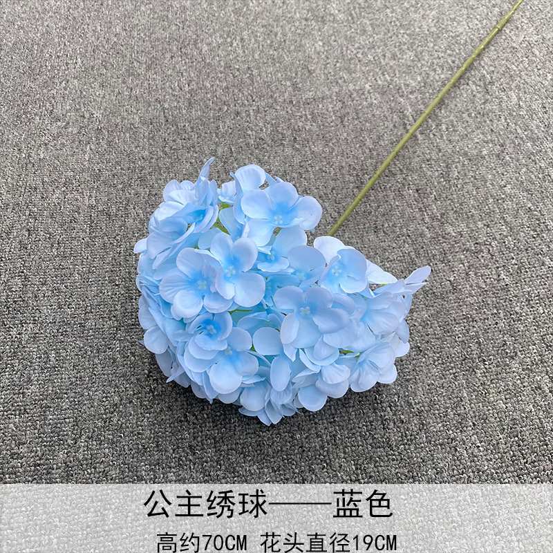 Nuevo en 2025, Decoración de Flores de Hortensia Individual en Forma de Piruleta, Recomendado para Decoración de Salones de Boda, Hoteles y Hogares, Diseño de Arreglos Florales, Decoración Suave