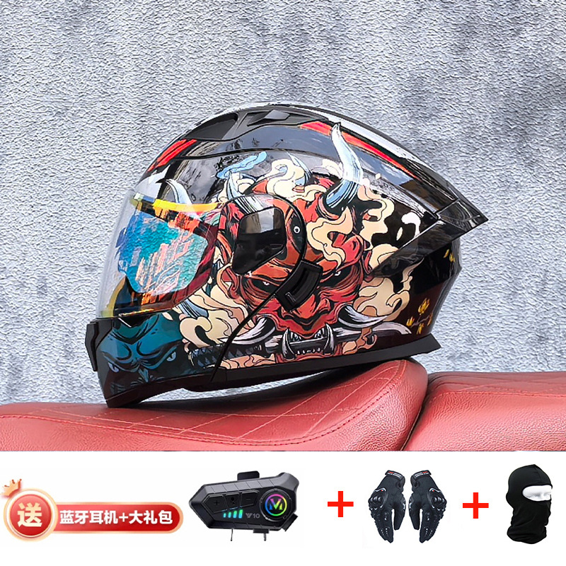 Guardia negro brillante con Symphony Red Y10 Bluetooth