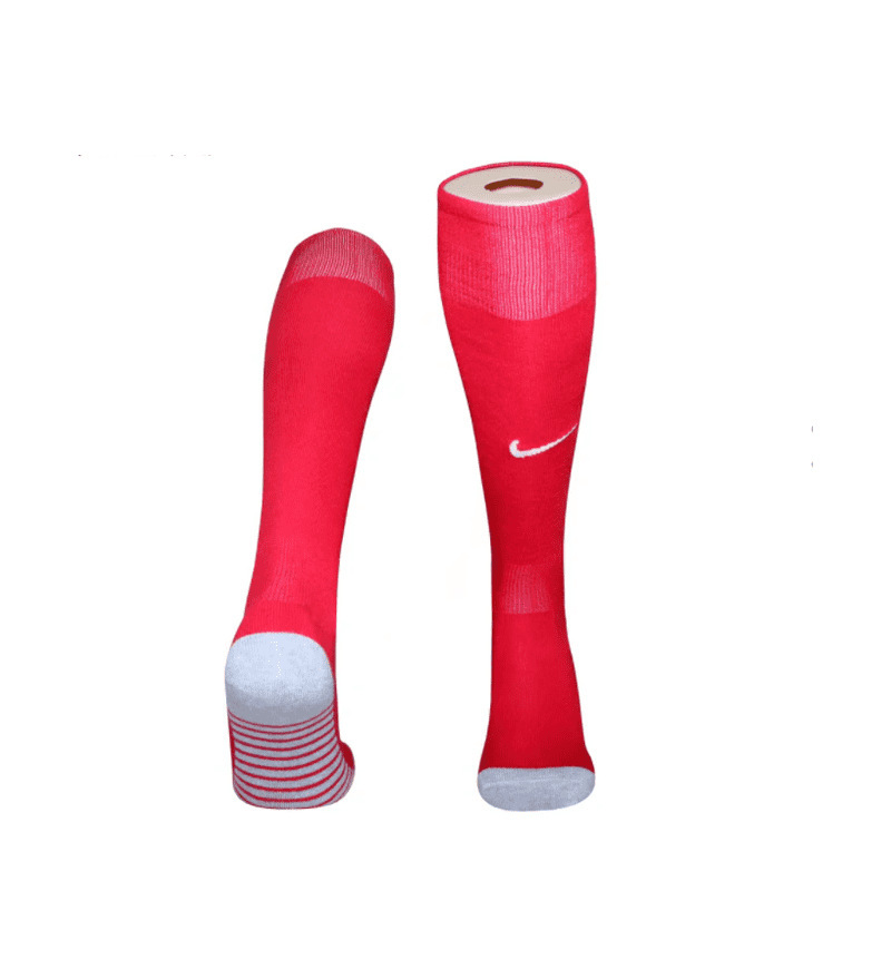 26 club tailandés Copa del Mundo calcetines de fútbol para hombres toallas profesionales sobre la rodilla antideslizante calcetines gruesas para adultos y niños