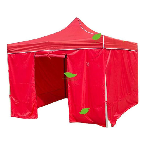 Outdoor stall four-legged tent with surrounding canopy for sunshade and cold protection, four-sided door canopy, three-side foldable rain canopy, wholesale
