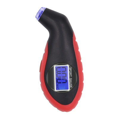 Display, Digital Tire Pressure Gauge, Air pressure gauge/tire pressure gauge - gl-0812-black-red