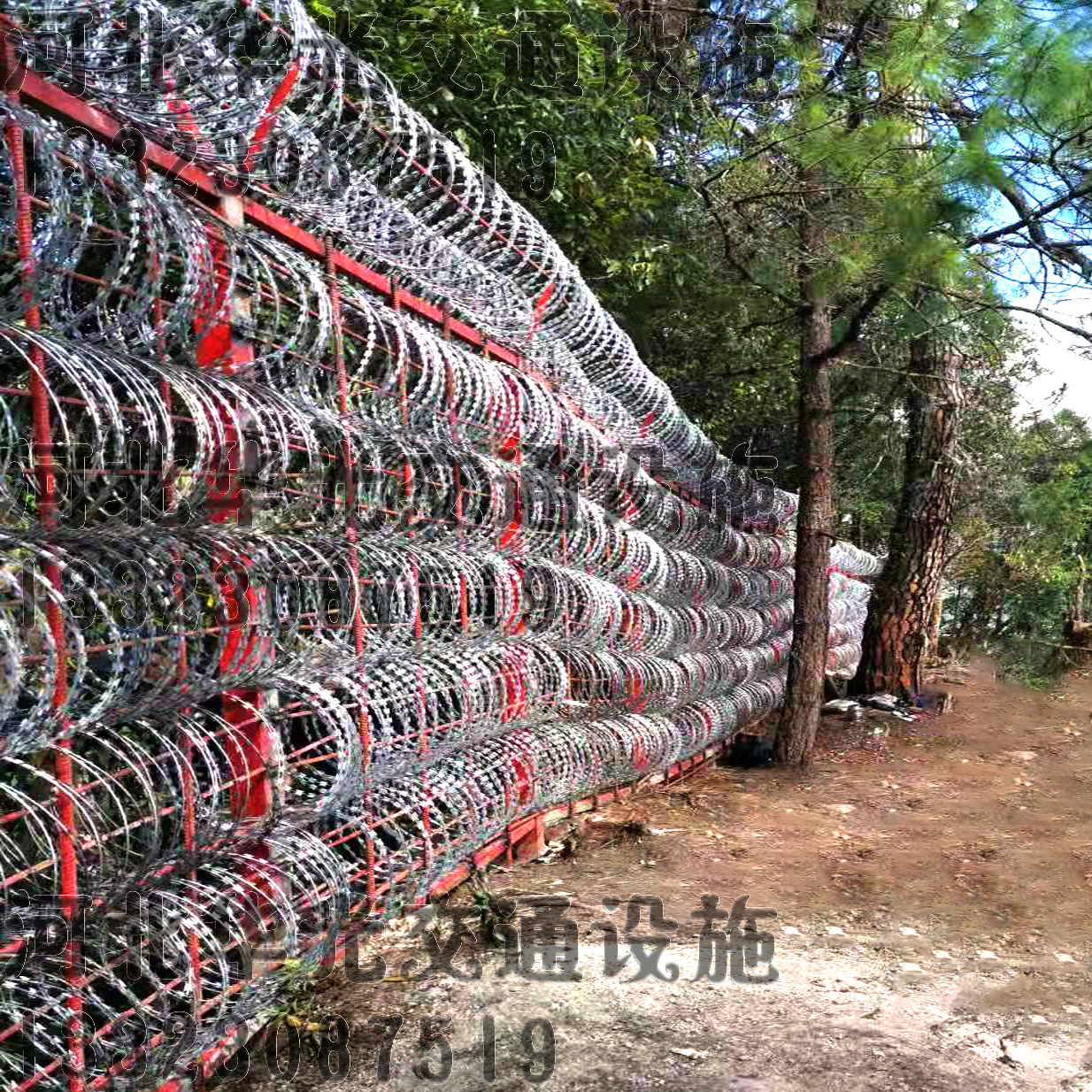 支持现货 边境防御刀片网 周界围栏  刀片刺绳 304刀片 工厂自营