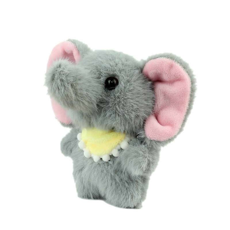 Douyin celebridad de Internet venta caliente bebé elefante llavero muñeca colgante peluche elefante muñeca regalo de lanzamiento de boda