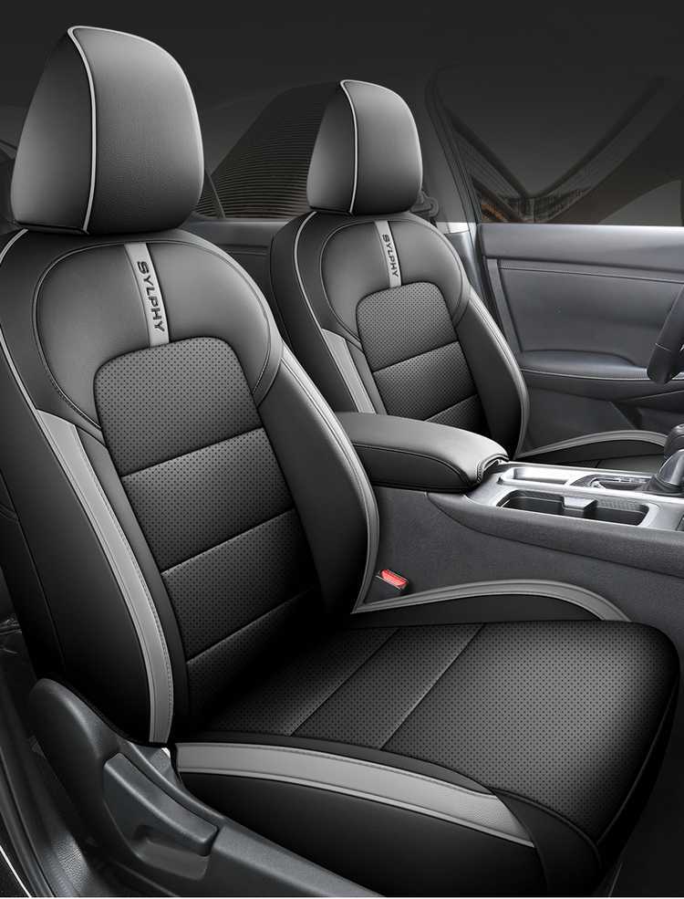 Specifically designed for the 2025 Nissan Sylphy, this is a genuine leather car seat cover for the 14th generation, providing all-season, full-coverage protection for the seats