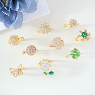 �羳�D�ӽ�ָ���W�ʯ�������\�����{����ָ����ɫ�r���~�18k��