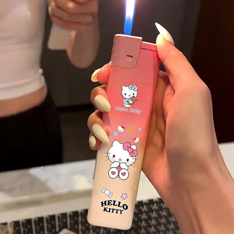 [A generation of hair] cartoon Big Mac oversized lighter Hello Kitty Strawberry Bear lighter to send boyfriend to push
