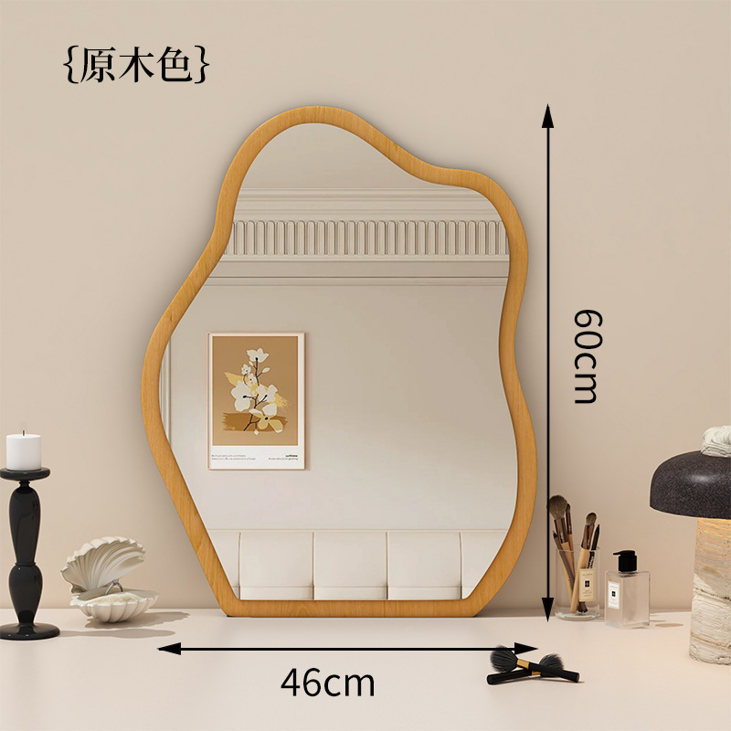 Espejo decorativo retro espejo de maquillaje medieval espejo de vestir espejo de vestir sala de estar se puede colgar en la pared espejo de escritorio espejo de vestir espejo