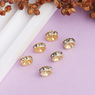 ���l��ʯ�Ȧ��Ƭ18k���ɫ����diy�Ʒ����朴����������