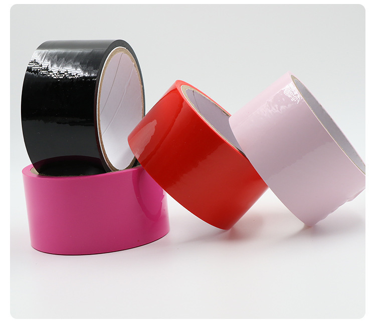 Electrostatic Bondage Tape for Couples, Red, 10 m x 5 cm, Glue-Free PP Restraint Tape — detail image 21