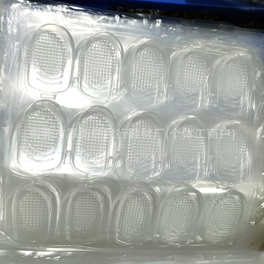 Transparent silicone heel sticker