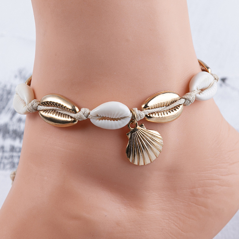 1 Piece Ethnic Style Star Alloy Seed Bead Beaded Inlay Artificial Diamond Womenu0027S Anklet