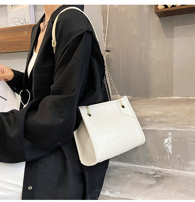 Fashion Square New Large-capacity Chain Shoulder Messenger Bag Wholesale Nihaojewelry display picture 19