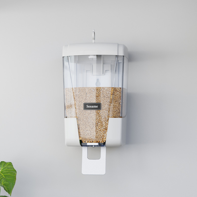 Dispensador de condimentos sólidos de nuevo tipo de pared sin agujeros de almacenamiento de cocina doméstica caja de condimentos de higiene image 7