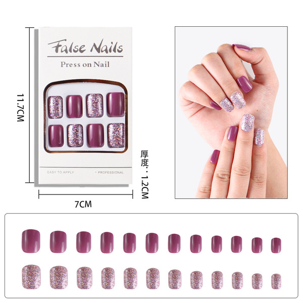 short nail stickers for manicure for nails