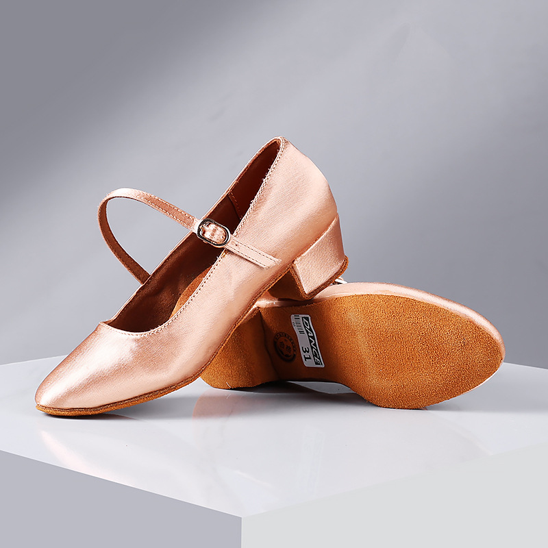 Children's Modern Dance Shoes Satin Modern Dance Shoes Girls Satin Dance Shoes Modern Dance Latin Dance Shoes